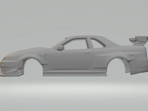 Nissan skyline custom 3D Print Model