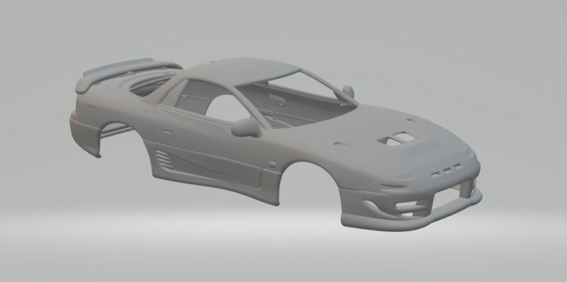 Mitsubishi gTO 3D Print Model .c4d .max .obj .3ds .fbx .stl .blend 