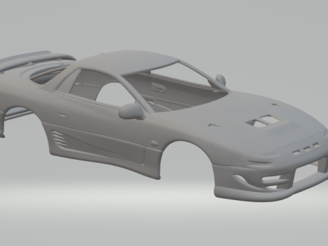 Mitsubishi gTO 3D Print Model