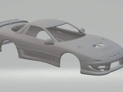 미쓰비시 gTO 3D 프린트 모델