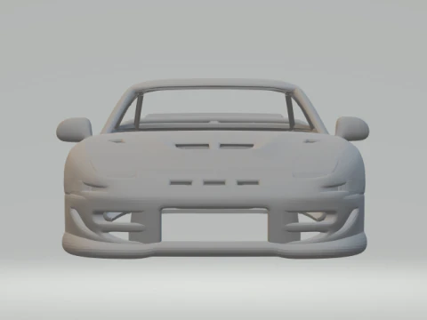 Mitsubishi gTO 3D Print Model