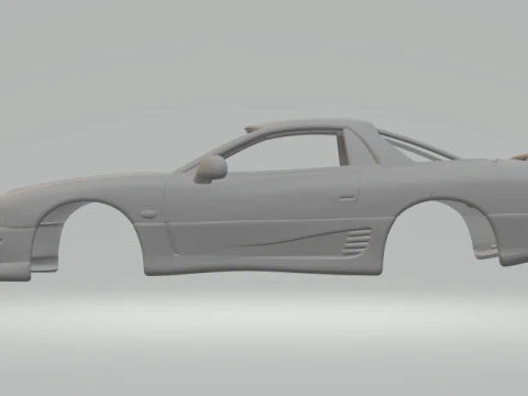 Mitsubishi gTO 3D Print Model