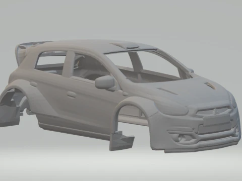 Mitsubishi mirage rally 3D Print Model
