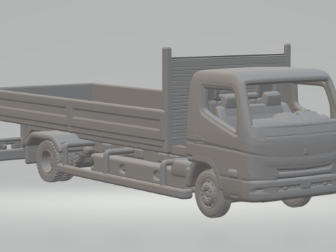 Mitsubishi Fuso E Modelo de impresión 3D