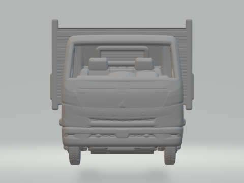 Mitsubishi Fuso E Modelo de Impressão 3D