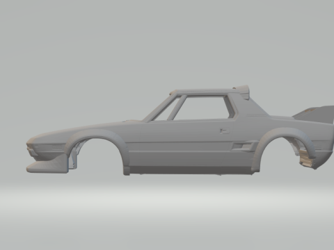 Fiat x9 race car Modèles 3D en vedette