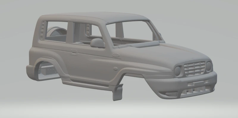 Ssangyong koronado 3D Print Model .c4d .max .obj .3ds .fbx .stl .blend 