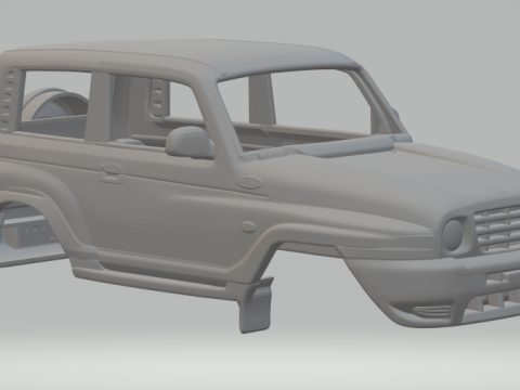 Ssangyong koronado 3D प्रिंट मॉडल