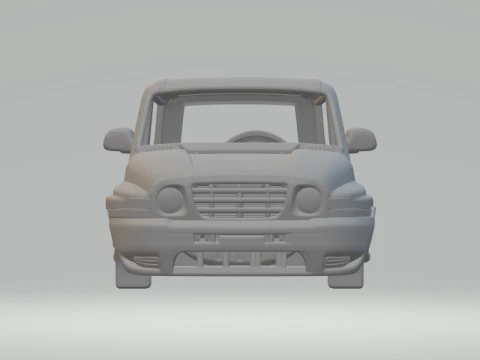 Ssangyong koronado 3D Print Model