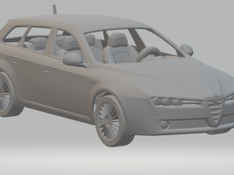 Alfa romeo 159 SPORTWAGON Modelo de Impressão 3D
