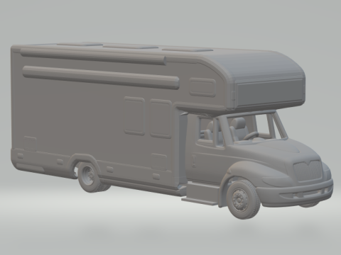 INTERNATIONAL motorhome 3D Print Model