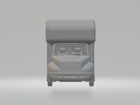 INTERNATIONAL motorhome 3D Print Model