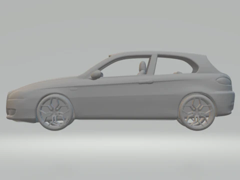 Alfa romeo 147 3D Print Model