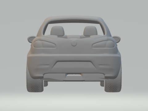 Alfa romeo 147 3D-Druckmodell