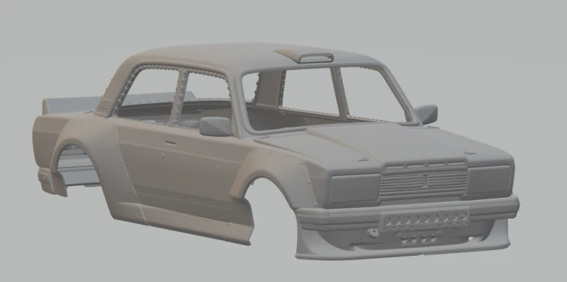 coche personalizado lada Modelo de impresión 3D .c4d .max .obj .3ds .fbx .stl .blend 