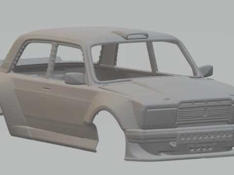 coche personalizado lada Modelo de impresión 3D