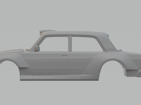 Lada custom car 3Dプリントモデル