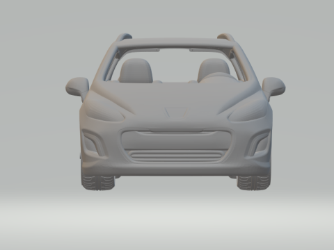 Peugeot 308 sw 3D प्रिंट मॉडल