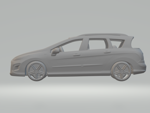 Peugeot 308 sw 3D प्रिंट मॉडल