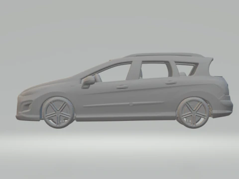 Peugeot 308 sw 3D Print Model