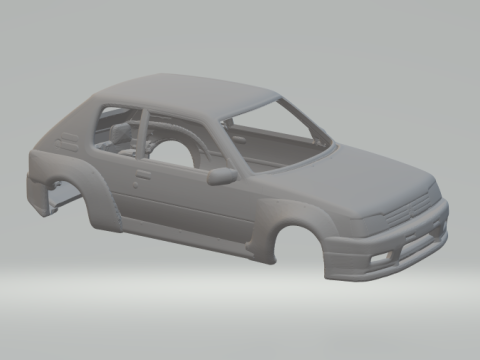 Peugeot 205 3D Принт Модель