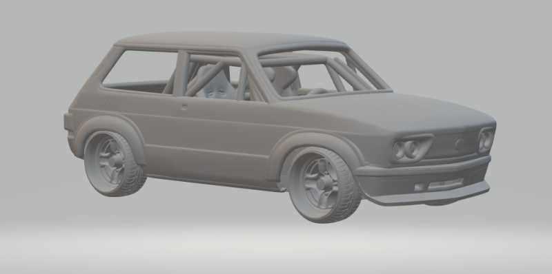 Volkswagen brasilia 3D Принт Модель .c4d .max .obj .3ds .fbx .stl .blend