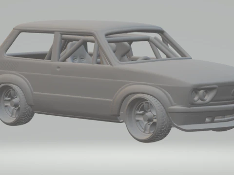 Volkswagen brasilia 3D Print Model