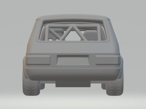 Volkswagen brasilia 3D Принт Модель