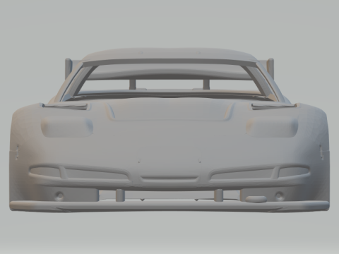 Chevrolet corvette race car Modèles 3D en vedette