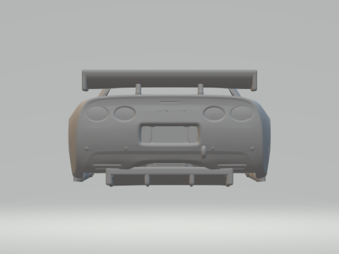 Chevrolet corvette race car Modèles 3D en vedette