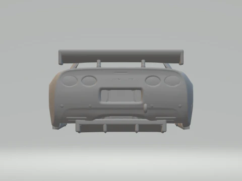 Chevrolet corvette race car 3D Print Model