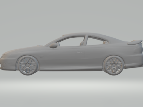 Ponitac gto 3D Принт Модель