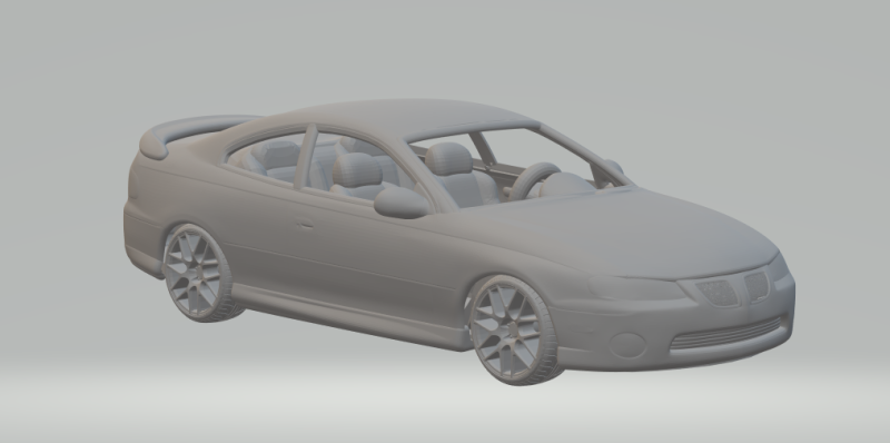 Ponitac gto 3D Принт Модель .c4d .max .obj .3ds .fbx .stl .blend