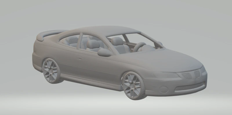 Ponitac gto 3D Print Model .c4d .max .obj .3ds .fbx .stl .blend 