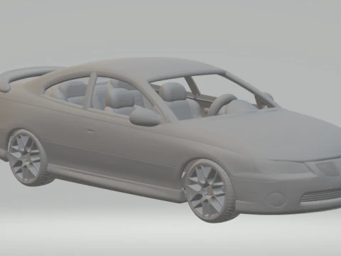 Pontiaca Gto Model do druku 3D