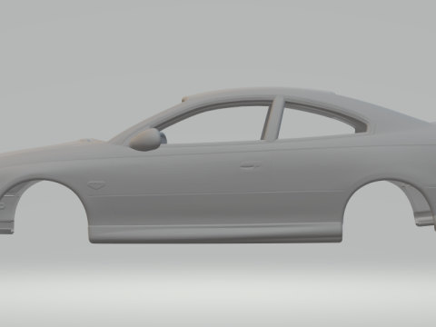 Ponitac gto Model Cetak 3D