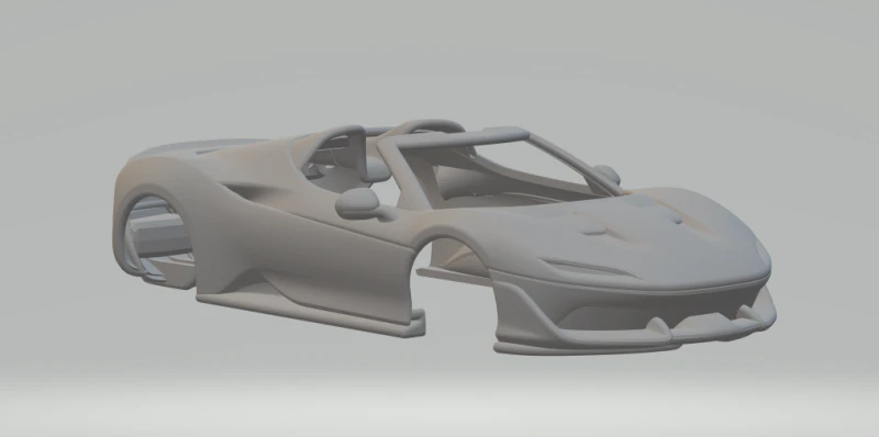 Ferrari j50 spider 3D Print Model .c4d .max .obj .3ds .fbx .stl .blend 