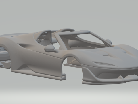 Ferrari j50 spider 3D Print Model