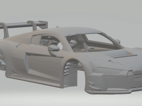 Audi r8 gt 3D Print Model