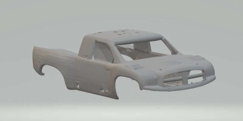 Dodge baja 3D Print Model .c4d .max .obj .3ds .fbx .stl .blend