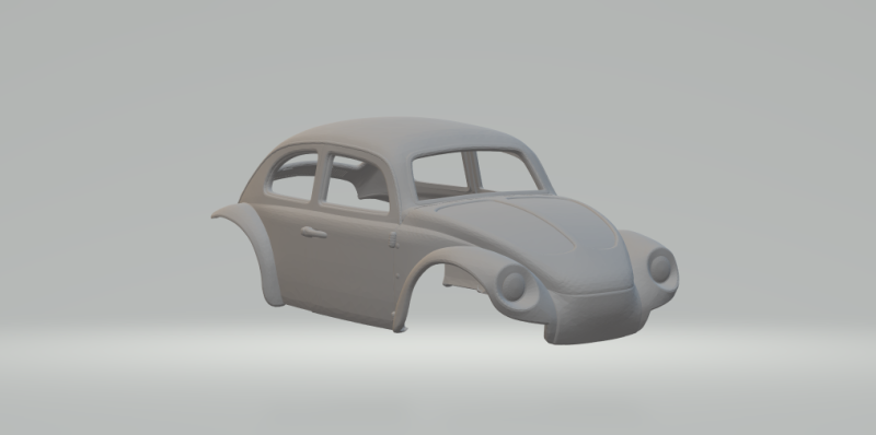 Volkswagen beetle baja 3D 프린트 모델 .c4d .max .obj .3ds .fbx .stl .blend