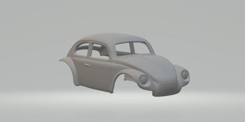 Volkswagen beetle baja 3D Print Model .c4d .max .obj .3ds .fbx .stl .blend 