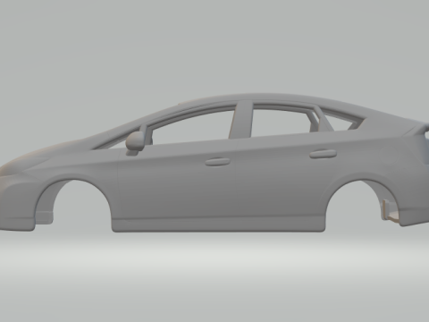 Toyota prius 3D प्रिंट मॉडल