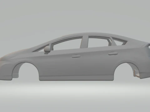 Toyota prius 3D Print Model
