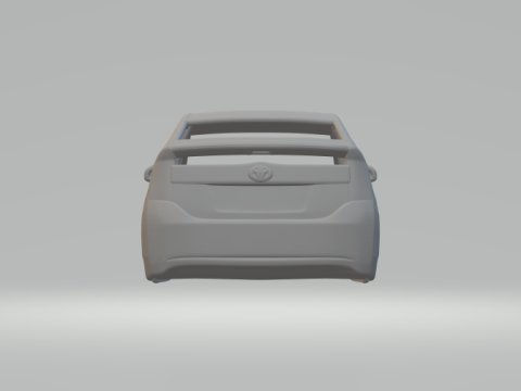 Toyota prius 3D प्रिंट मॉडल