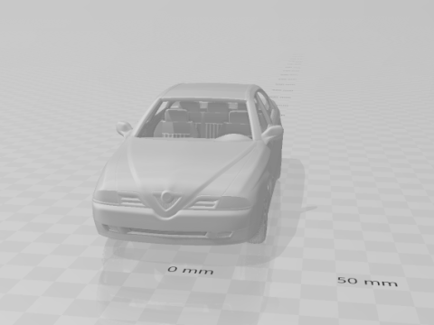Alfa romeo 166 3D Принт Модель