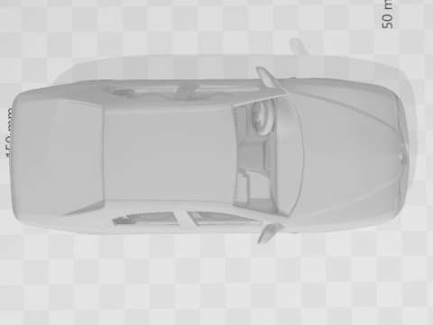 Alfa romeo 166 3D Принт Модель