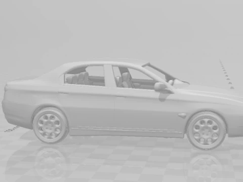 Alfa romeo 166 3D Print Model