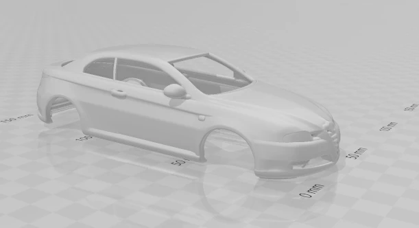 Alfa romeo gt 3D Print Model .c4d .max .obj .3ds .fbx .stl .blend 