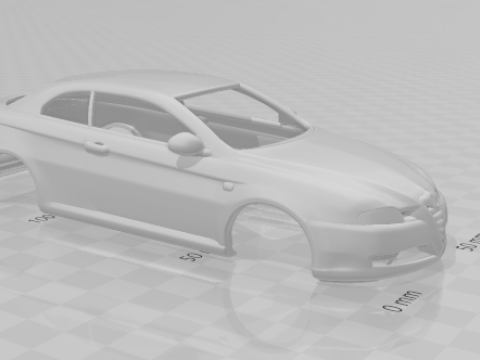 Alfa romeo gt 3Dプリントモデル